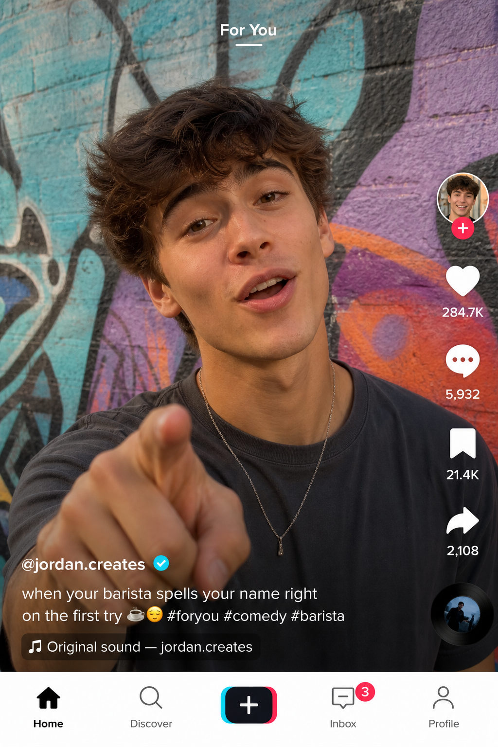 AI TikTok Clone Script — DOD IT Solutions mobile app screenshot